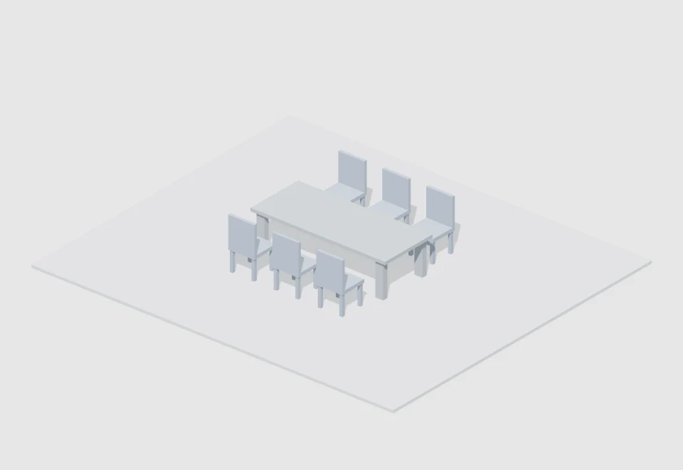 Small meeting area — actual 3D preview