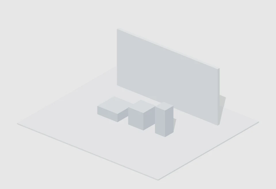Product display stage — actual 3D preview